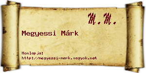 Megyessi Márk névjegykártya
